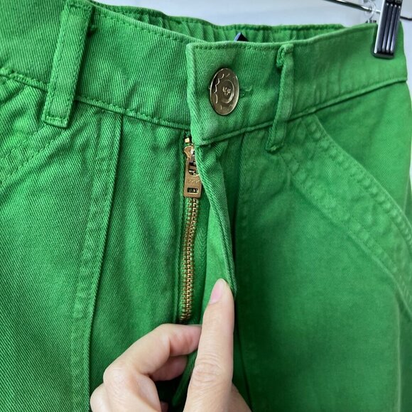 Big Bud Press Pencil pants, green, size XXS N54 - Picture 6 of 11